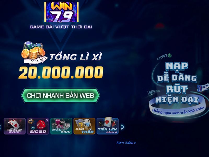 Win79 là sân chơi đổi thưởng hàng đầu tại thị trường cá cược